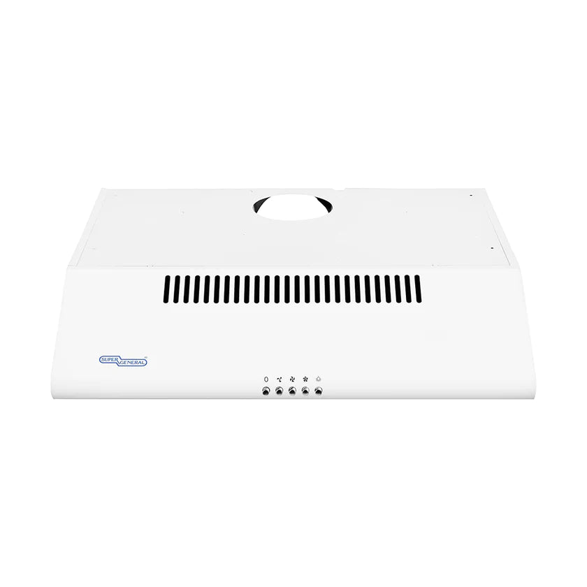 Super General 60CM Stainless Steel Hood (White)